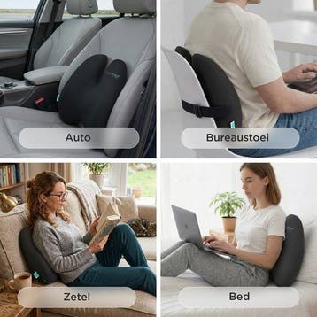 2dekans | CozySense® Rugsteun - Verstelbaar Rugkussen, Ophalen of Verzenden, Zo goed als nieuw