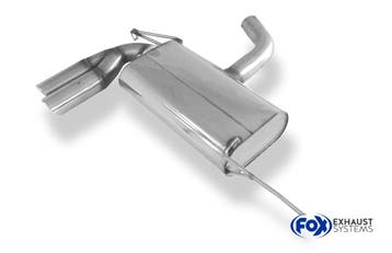 FOX VW Golf 6 - 1.8l TFSI/ GTD einddemper - 2x76 type 17, Auto-onderdelen, Uitlaatsystemen, Verzenden, Nieuw