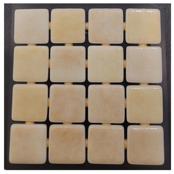 Mozaïek Ezarri MIX Collection 2.5x2.5 cm Glossy Beige Sand, Doe-het-zelf en Verbouw, Tegels, Ophalen of Verzenden