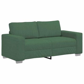 Loveseat Donkergroen 180cm | Retourdeal 35% Korting, 150 tot 200 cm, Tweepersoons, 75 tot 100 cm, Ophalen of Verzenden