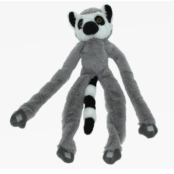 Ringstaart maki aap knuffel - pluche - 43 cm, Kinderen en Baby's, Speelgoed | Knuffels en Pluche, Verzenden, Nieuw