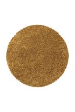 Rond Shaggy Vloerkleed | Sydney | Goud | 80x80 cm, Huis en Inrichting, Stoffering | Tapijten en Kleden, Verzenden, Nieuw