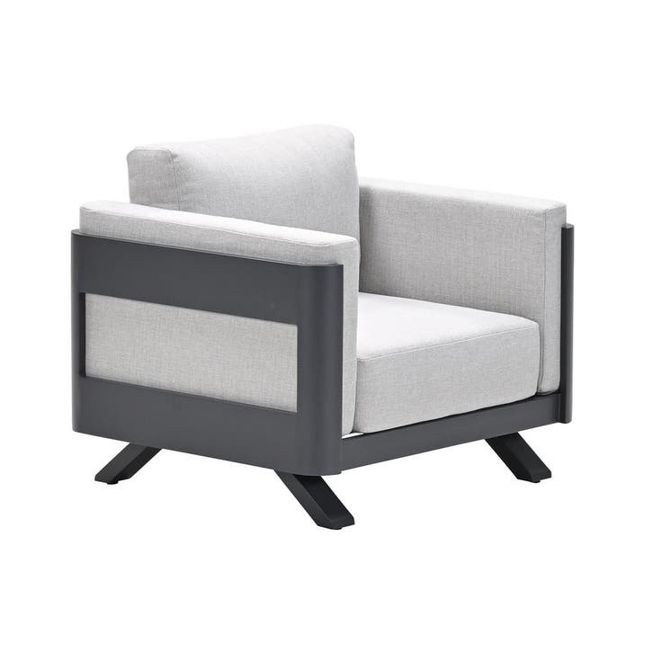 Garden Impressions Medellin loungestoel donker grijs -, Tuin en Terras, Tuinsets en Loungesets, Verzenden