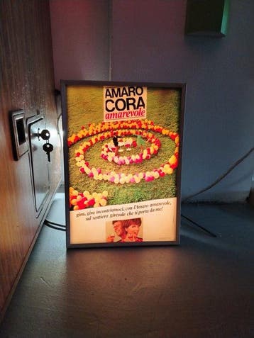 Cora - Reclamebord - Plastic, 1968s