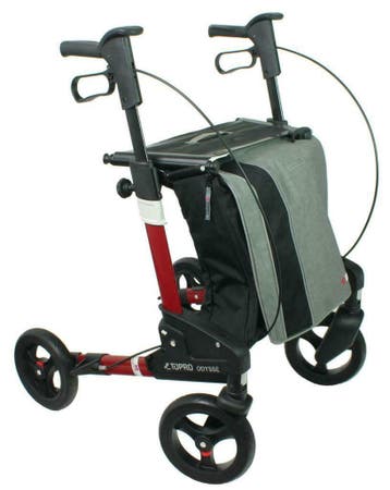 Opvouwbare Topro Odyssé Rollator Red Lichtgewicht (Nieuw), Ophalen of Verzenden, Nieuw