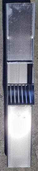zinken loofafscheider - bladvanger vierkant 80x80mm met, Ophalen of Verzenden, Nieuw