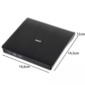 Izoxis externe DVD/CD brander – USB 3.0 plug & play, Computers en Software, Ophalen of Verzenden, Nieuw