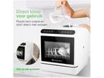 Heevey Mini Vaatwasser - Vrijstaand - 5 Wasprogrammas - Wit, Witgoed en Apparatuur, Vaatwasmachines, Verzenden, Nieuw