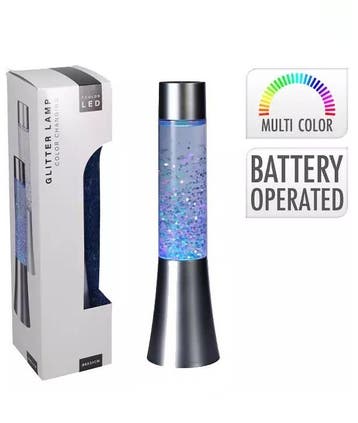 Sfeervolle Glitterlamp Retro met 7 veranderende Kleuren-LED, Huis en Inrichting, Verzenden, Nieuw
