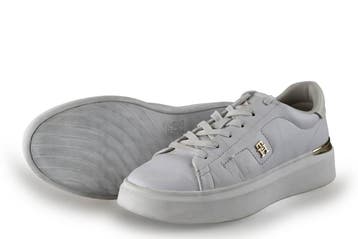 Tommy Hilfiger Sneakers in maat 40 Wit, Verzenden, Wit, Sneakers of Gympen, Gedragen