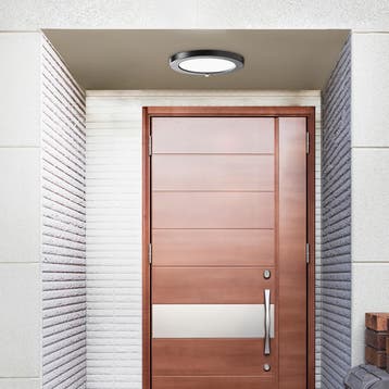 LED Plafondlamp met Bewegingssensor + Dag en Nacht Sensor -, Ophalen of Verzenden, Nieuw, Kunststof, Overige fittingen