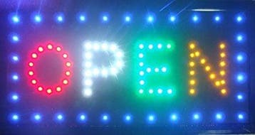 OPEN LED bord lamp verlichting lichtbak reclamebord #C16, Verzenden, Nieuw in verpakking