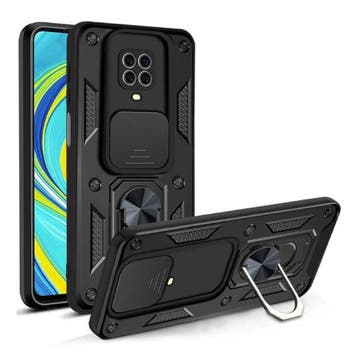 Xiaomi Redmi Note 10 (4G) - Armor Hoesje met Kickstand en, Verzenden, Nieuw