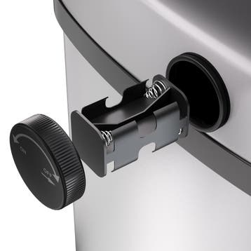 Vuilnisbak met Sensor Zilver 58L vierkant (Huishouden), Verzenden, Nieuw