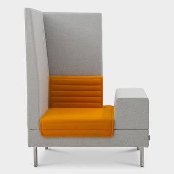 Offecct Smallroom Plus 1000 designbank - Grijs / oranje, Ophalen of Verzenden, Nieuw