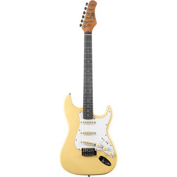 EKO ST300 CRM ST-Style Elektrische Gitaar White, Muziek en Instrumenten, Snaarinstrumenten | Gitaren | Elektrisch, Ophalen of Verzenden