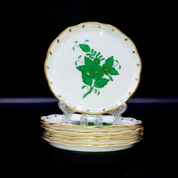 Herend - Exquisite Set of 6 Plates/Coasters - “Chinese