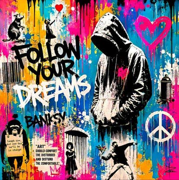 PLM-Art - New Banksy Pop Art Style