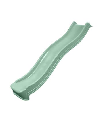 Glijbaan 2,2 meter pastelgroen kunststof aanbouw speeltoe..., Ophalen of Verzenden, Nieuw