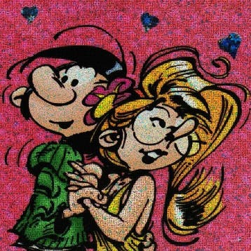 David Law (1967) - Crypto Gaston in love, Antiek en Kunst