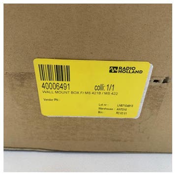 Bieden: Marble MS456 wall mount mounting box, Ophalen of Verzenden, Nieuw, Communicatie