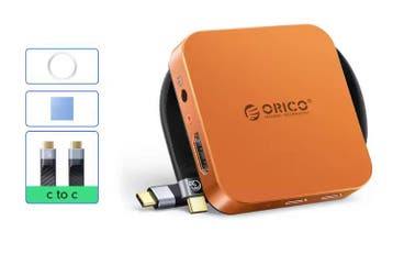 8-in-1 Magnetisch USB-C Dock met NVMe SSD, 4K HDMI en PD100W, Verzenden, Nieuw