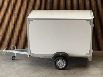 Twins Trailers Gesloten Opbouw 257x157x150 750kg Enkelas, Auto diversen, Aanhangers en Bagagewagens, Nieuw