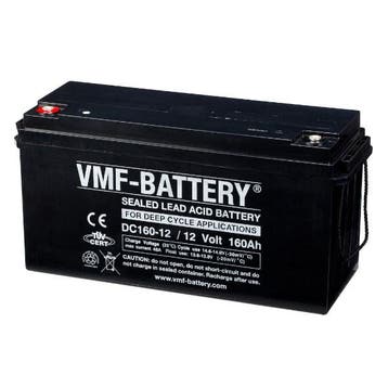 VMF DC160-12 AGM Deep Cycle accu 12V, 160 Ah, T5, origineel, Verzenden, Nieuw
