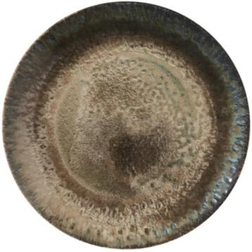 Borden | CRATER | Porselein | Patina-Brons | 6 Stuks |, Verzenden, Nieuw in verpakking