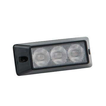 Stroboscooplicht LED 12-24V blauw clear lens, Verzenden, Nieuw