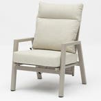 Caribbean lounge tuinstoel champagne, Tuin en Terras, Tuinstoelen, Ophalen of Verzenden, Nieuw, Aluminium