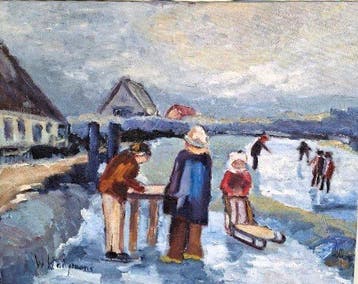 Willem Hooymans (1937-2010) - Ijspret, Antiek en Kunst