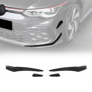Canards voorbumper voor Volkswagen Golf 8 (Hatchback) R Line, Ophalen of Verzenden, Nieuw
