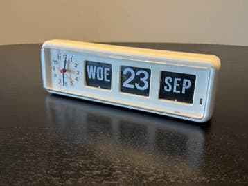 Flip klok - Rare Twemco BQ-38 Perpetual Calendar Flip Clock