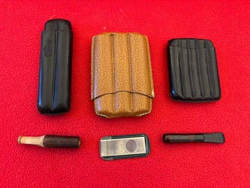David Ross - Zonder minimumprijs - Humidor (6) - Lamsvel, Nieuw