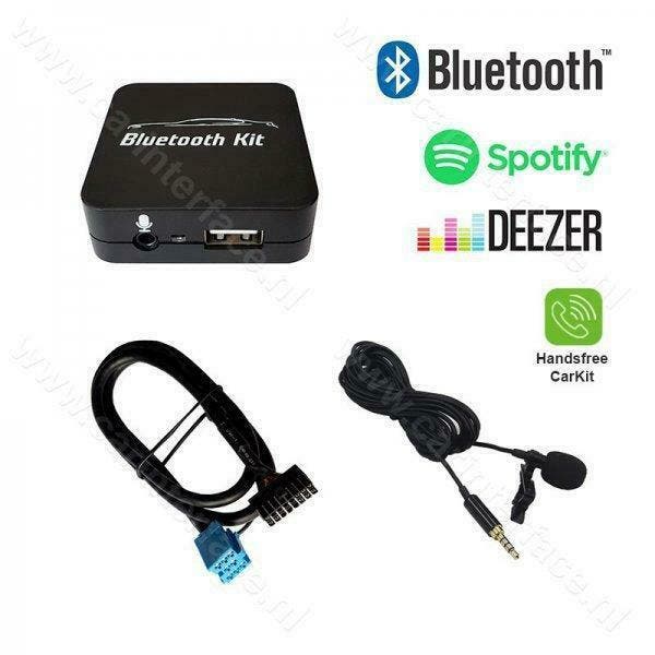 FIAT Bluetooth streamen + handsfree carkit Spotify, Deezer, Auto diversen, Autoradio's, Nieuw, Ophalen of Verzenden