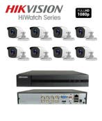 Hikvision set  2 Megapixel Full HD Bullet Camera's + 1TB, Ophalen of Verzenden, Nieuw