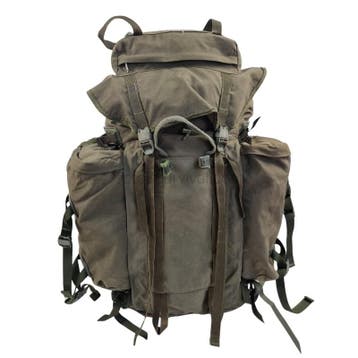 Berghaus Cyclops Vulcan rugzak 80 + 20 met zijtassen, le..., Ophalen of Verzenden, Landmacht, Nederland, Overige typen