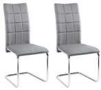 Set van 2 Gestoffeerde Eetkamerstoelen – Stijlvol en Stevig, Verzenden, Nieuw