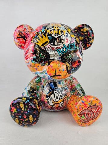 ArtBrut by Ann - Mad Bear - Billionaire PopArt