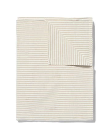HEMA Tafelkleed katoen 140x240 beige streep, Huis en Inrichting, Verzenden, Nieuw