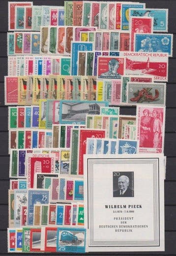 Duitse Democratische Republiek (DDR) 1959/1990 - volledige, Postzegels en Munten, Gestempeld