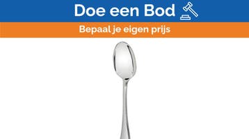 Bieden: Christofle Premium Stainless Steel Silver Plated Ta, Ophalen of Verzenden, Nieuw