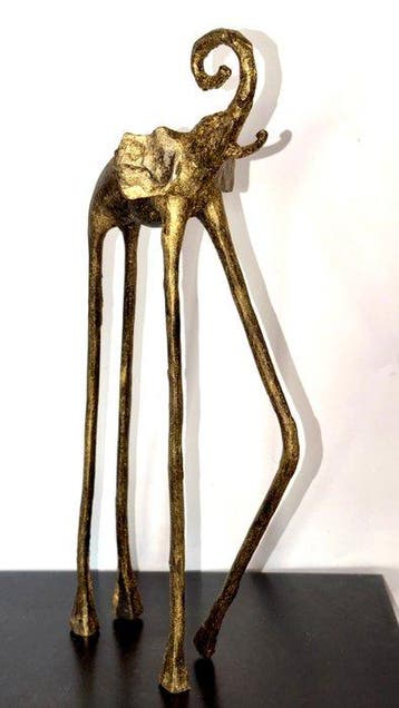 Abdoulaye Derme - sculptuur, Eléphant Le géant des rêves -