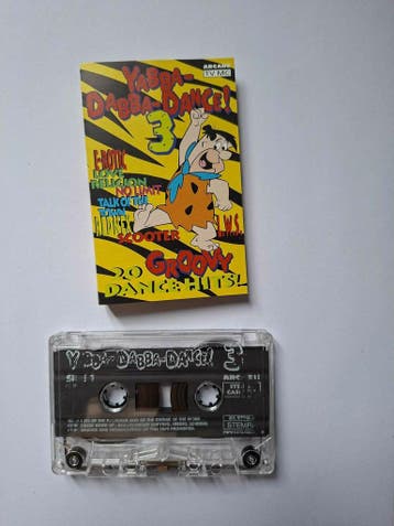 Yabba dabba dance! 3 cassettebandje  zie foto, Verzenden, Nieuw in verpakking