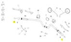 Royal Enfield COUNTER WT.SCREW -(WHITE) HANDLE - 594426A ..., Motoren, Verzenden, Nieuw