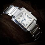 Cartier - Tank Française - 2302 - Unisex - 2000-2010, Sieraden, Tassen en Uiterlijk, Horloges | Heren, Nieuw