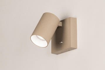 Rietveld Wandlampen - Taupe - Metaal, Aluminium, Verzenden, Nieuw