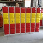 5-deurs Sonesto lockerkast - 193x37x56 cm, Huis en Inrichting, Kasten | Lockerkasten, Ophalen of Verzenden, Nieuw