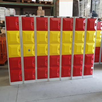 5-deurs Sonesto lockerkast - 193x37x56 cm, Ophalen of Verzenden, Nieuw